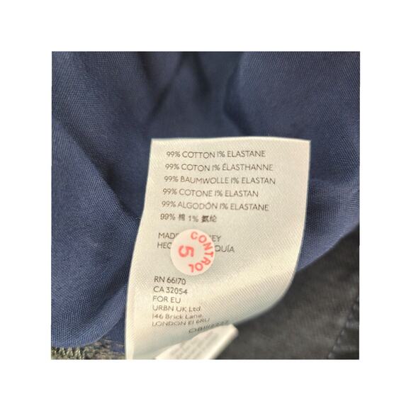 We The Free Stella High Rise Skinny Womens Jeans 30 Distressed Raw Hem Dark Chew - Picture 5 of 6